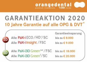orangedental / Vatech bieten jetzt 10-Jahres-Garantie