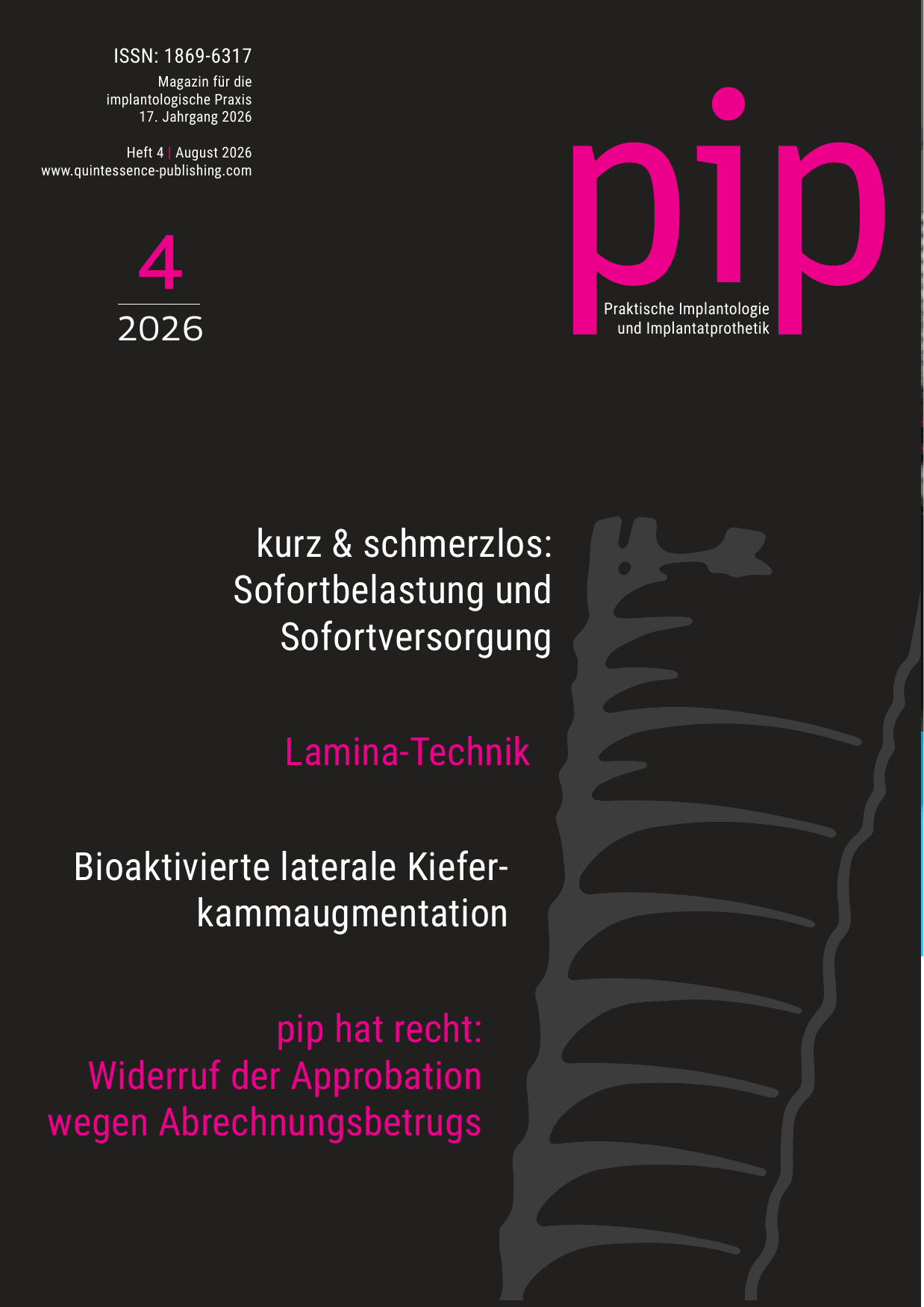 Cover pip Heft 4 – August 2026