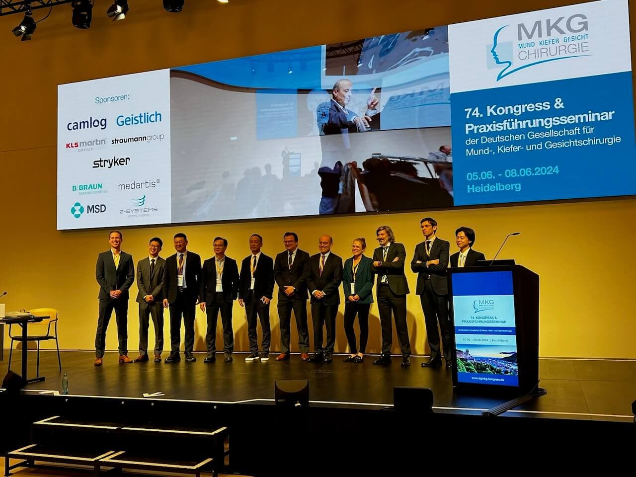 Die Referenten des spanischen und japanischen Symposiums auf der DGMKG-Fachtagung.