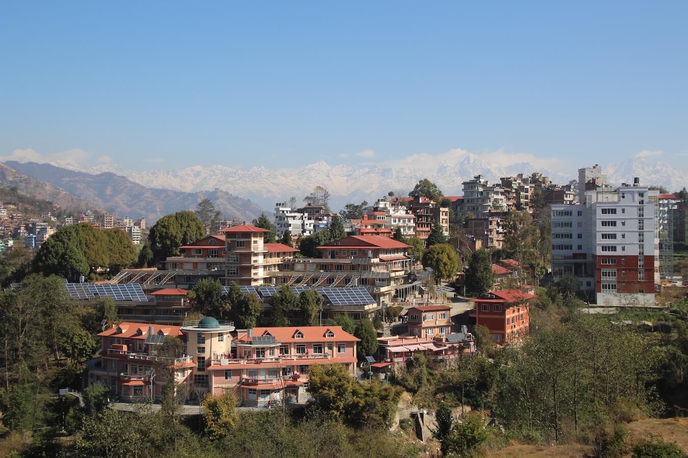Blick auf Dhulikhel Hospital Kopie