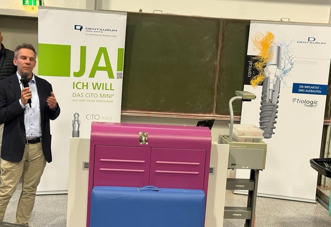 Auch Dentaurum - Geschäftsführer Ralph Dittes freut sich über das Interesse. Das älteste inhabergeführte Dentalunternehmen wird im kommenden Jahr 140 Jahre alt! “Nutzen Sie auch die Möglichkeit zum netzwerken, die wir Ihnen mit dieser Plattform bieten.”