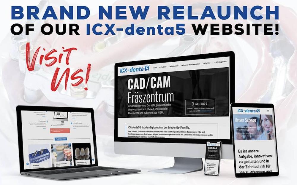 Neue Website für ICX-denta5