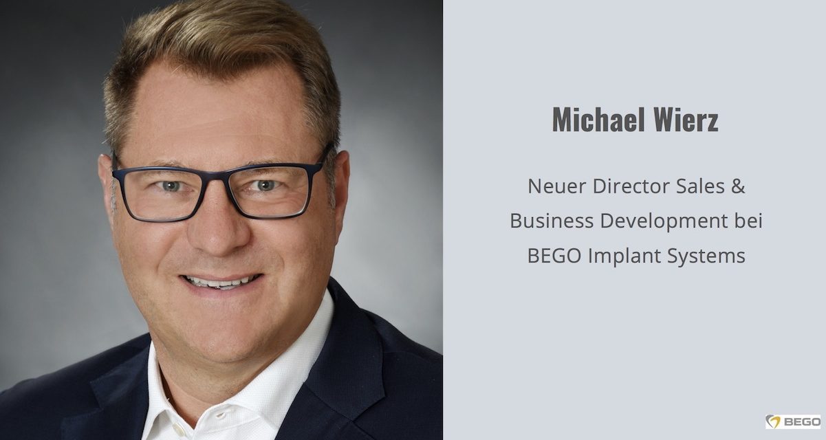 Neuer Director Sales & Business Development DACH bei BEGO Implant Systems
