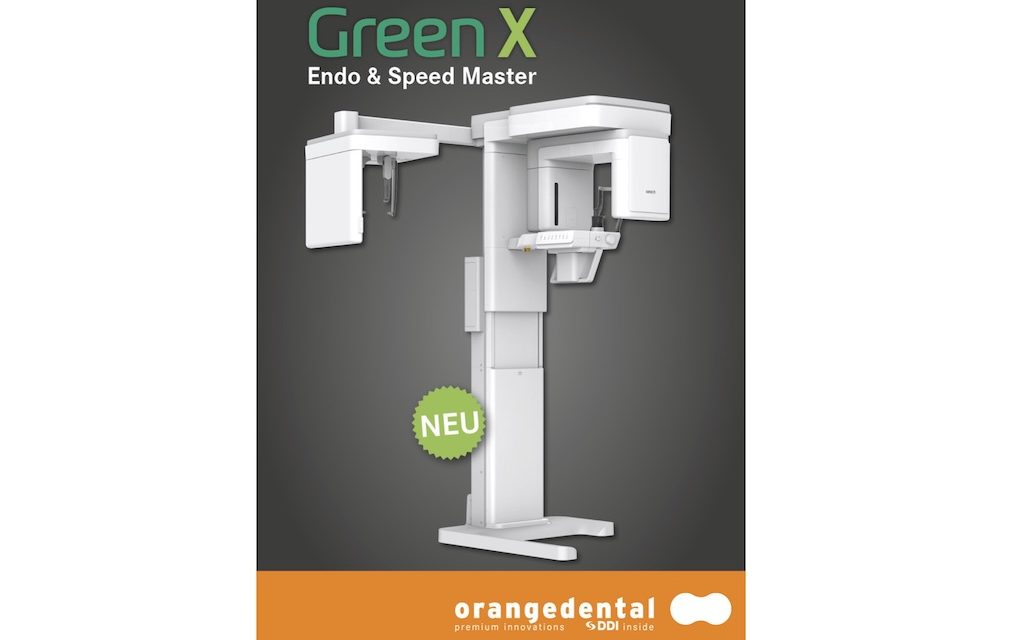 Green X: Neues DVT mit 50 µ Voxel, Endo-Mode und extrem kurzen Umlaufzeiten