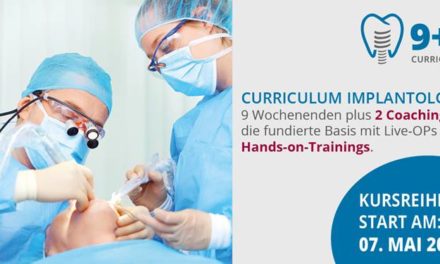 DGOI: Die 11. Kursreihe des Curriculums Implantologie „9+2“ beginnt am 7. Mai 2021