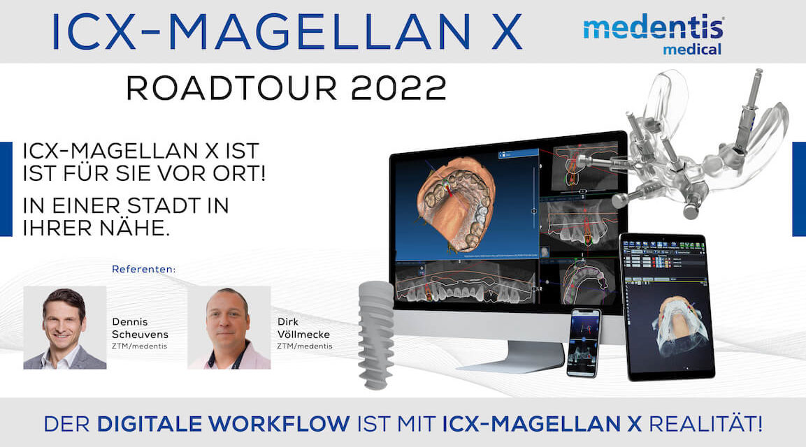 medentis lädt zur ICX-Magellan X-Roadtour 2022 ein